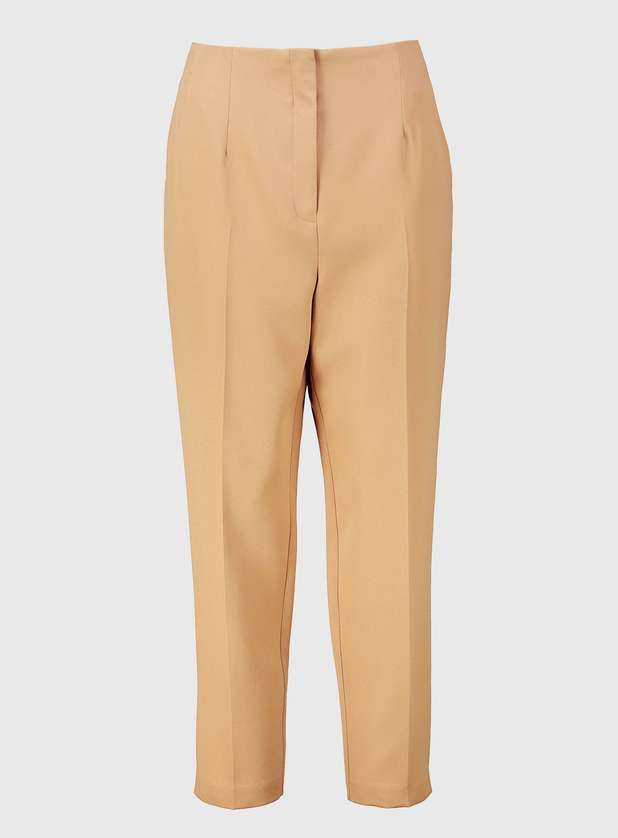 Light Brown High Waisted Tapered Coord Trousers - 10 - Image 3